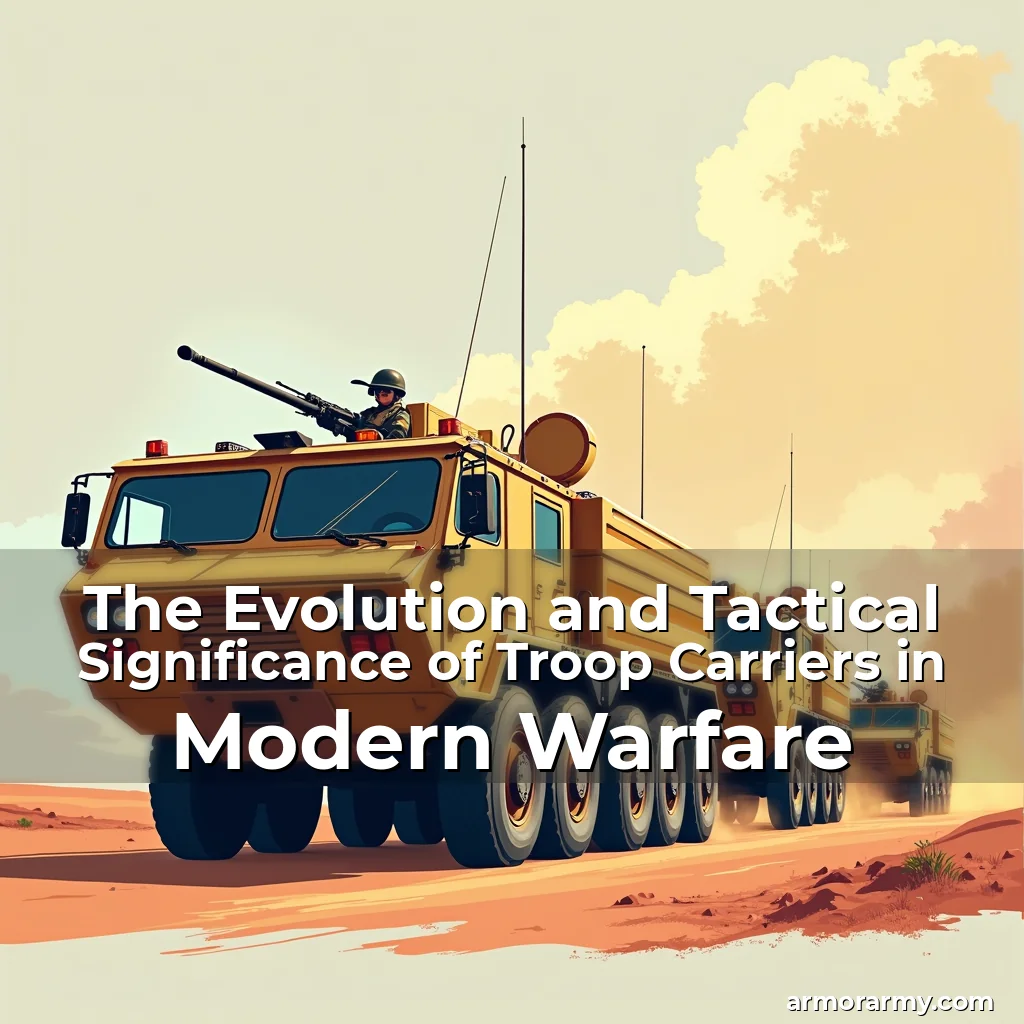 Read more about the article The Evolution and Tactical Significance of Troop Carriers in Modern Warfare