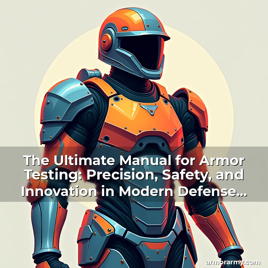 Read more about the article The Ultimate Manual for Armor Testing: Precision, Safety, and Innovation in Modern Defense Systems