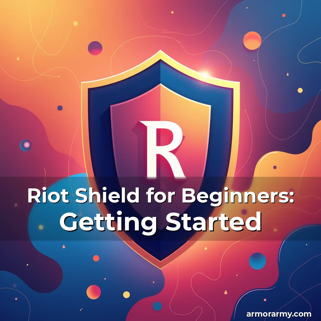 Artistic representation for Riot Shield for Beginners: Getting Started