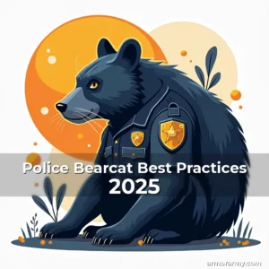 Artistic representation for Police Bearcat Best Practices 2025