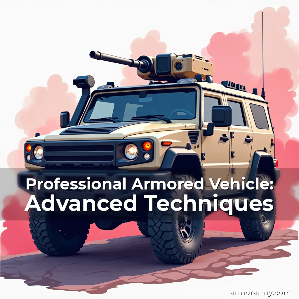 Artistic representation for Professional Armored Vehicle: Advanced Techniques
