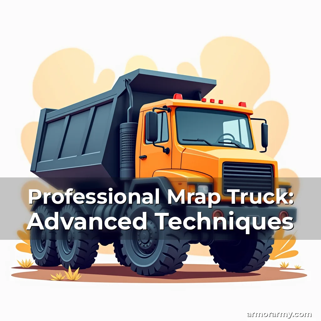 Artistic representation for Professional Mrap Truck: Advanced Techniques