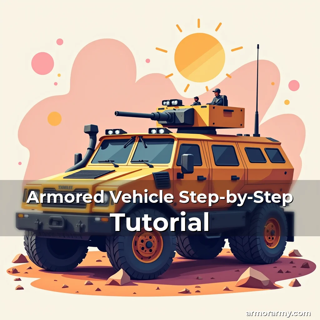 Artistic representation for Armored Vehicle Step-by-Step Tutorial