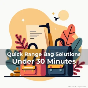 Artistic representation for Quick Range Bag Solutions Under 30 Minutes