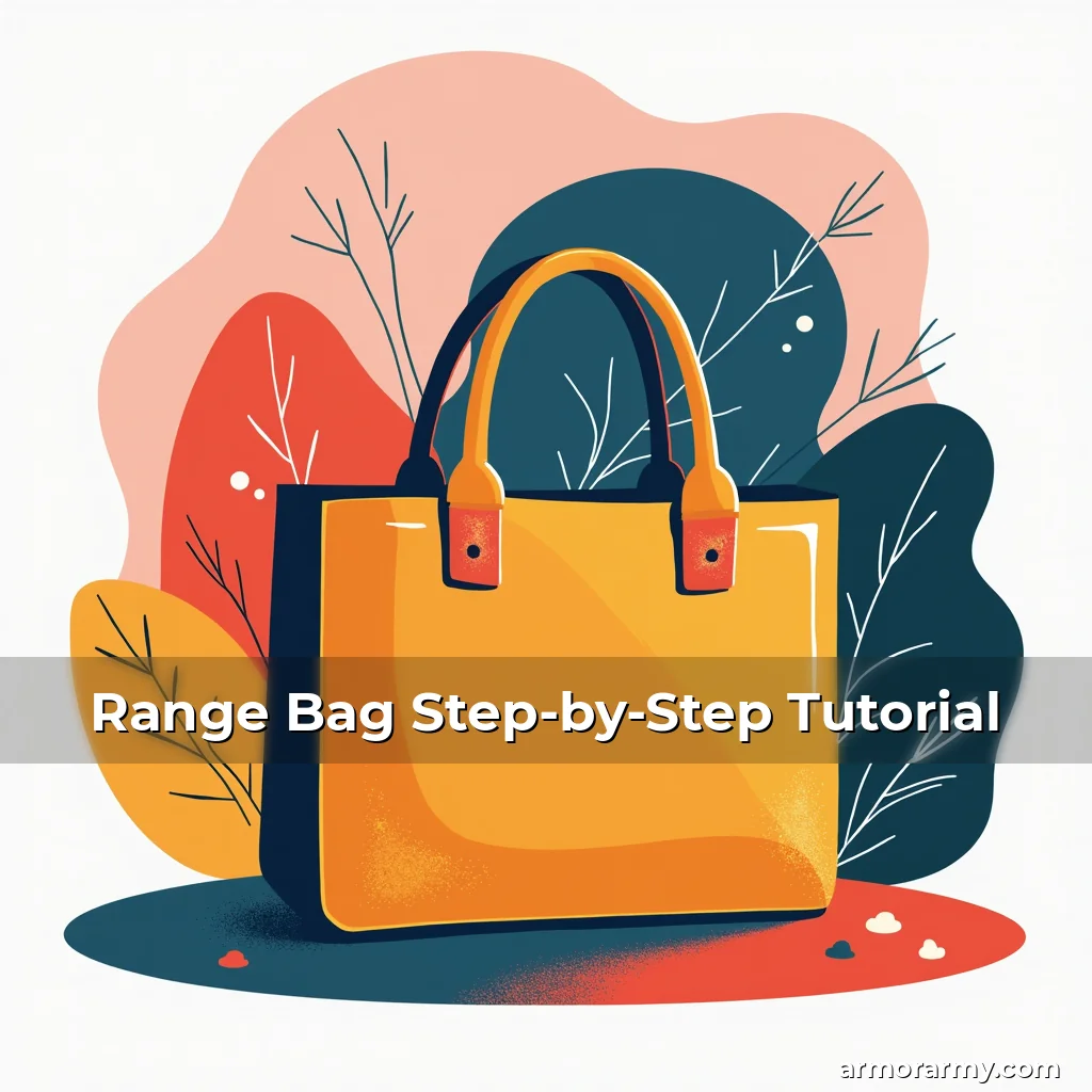 Artistic representation for Range Bag Step-by-Step Tutorial