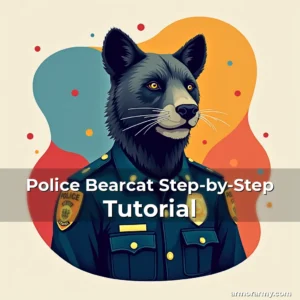 Artistic representation for Police Bearcat Step-by-Step Tutorial