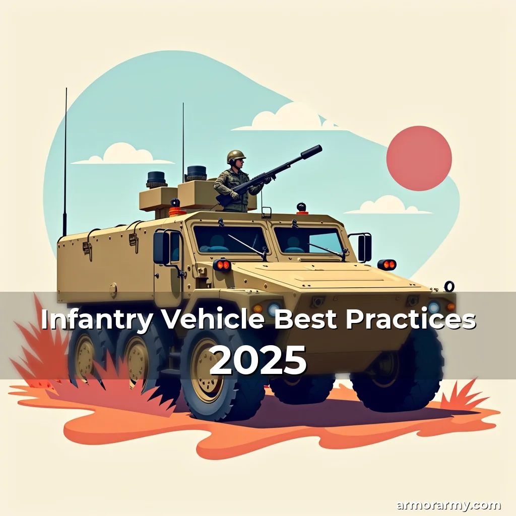 Artistic representation for Infantry Vehicle Best Practices 2025