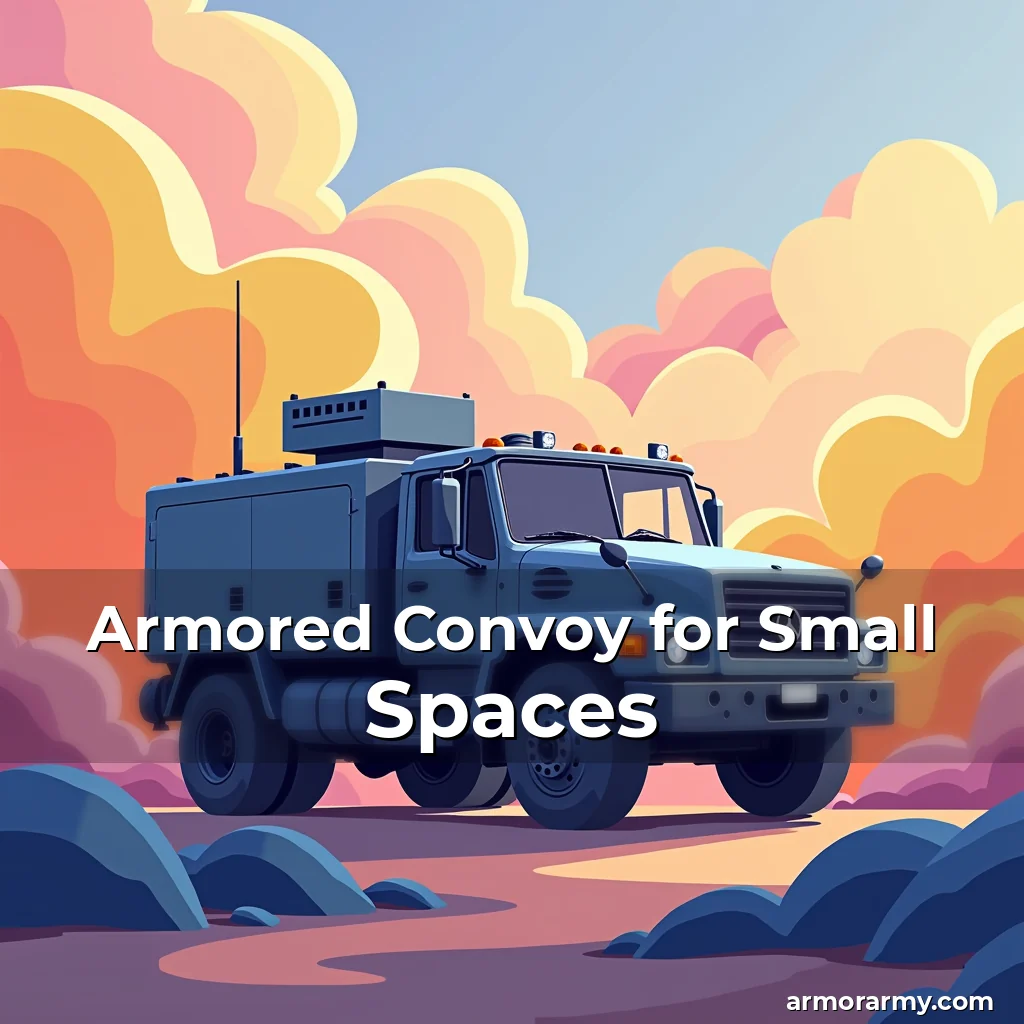 Artistic representation for Armored Convoy for Small Spaces