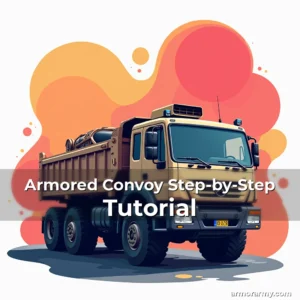Artistic representation for Armored Convoy Step-by-Step Tutorial