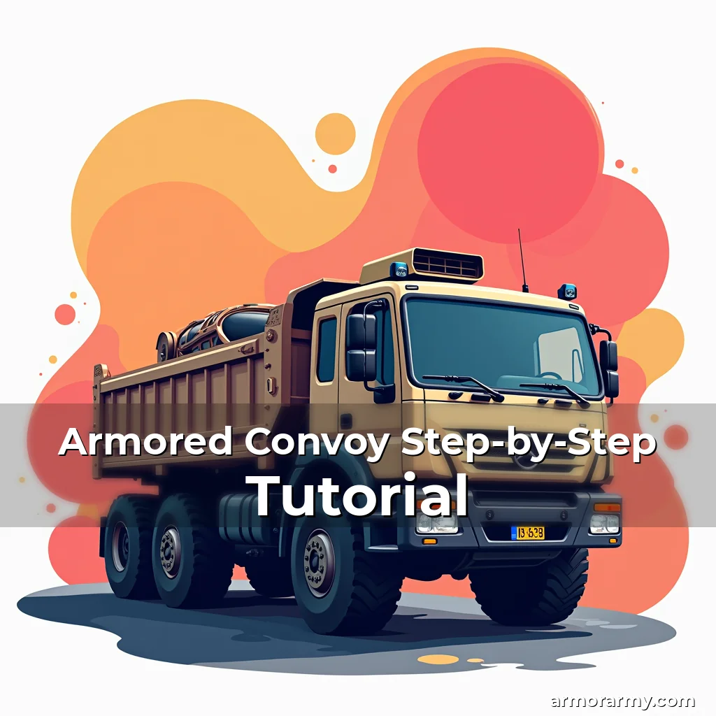 Artistic representation for Armored Convoy Step-by-Step Tutorial