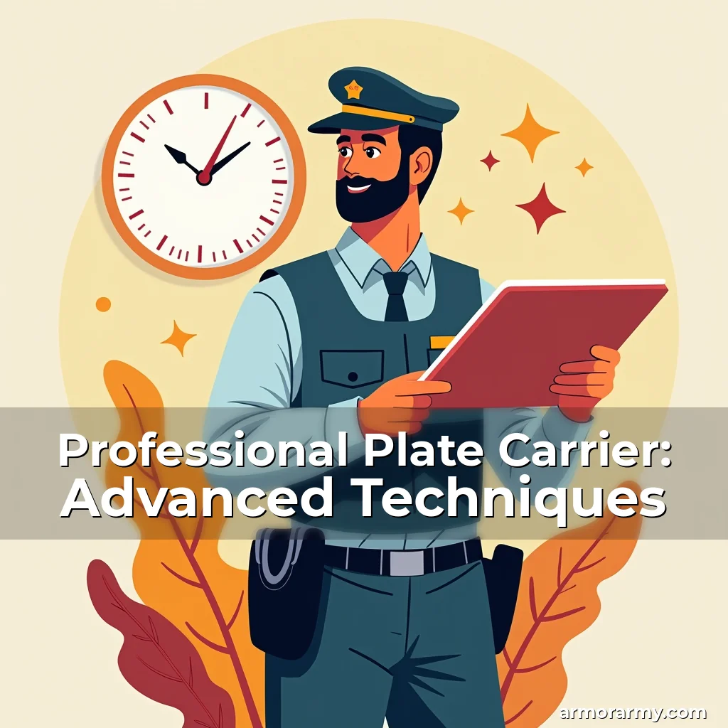 Read more about the article Professional Plate Carrier: Advanced Techniques