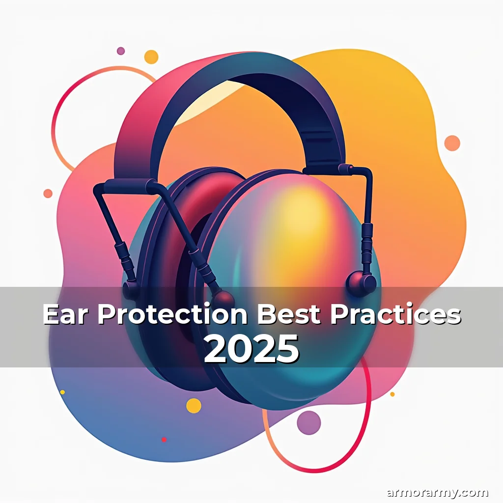 Artistic representation for Ear Protection Best Practices 2025