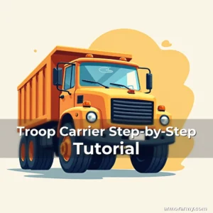 Artistic representation for Troop Carrier Step-by-Step Tutorial