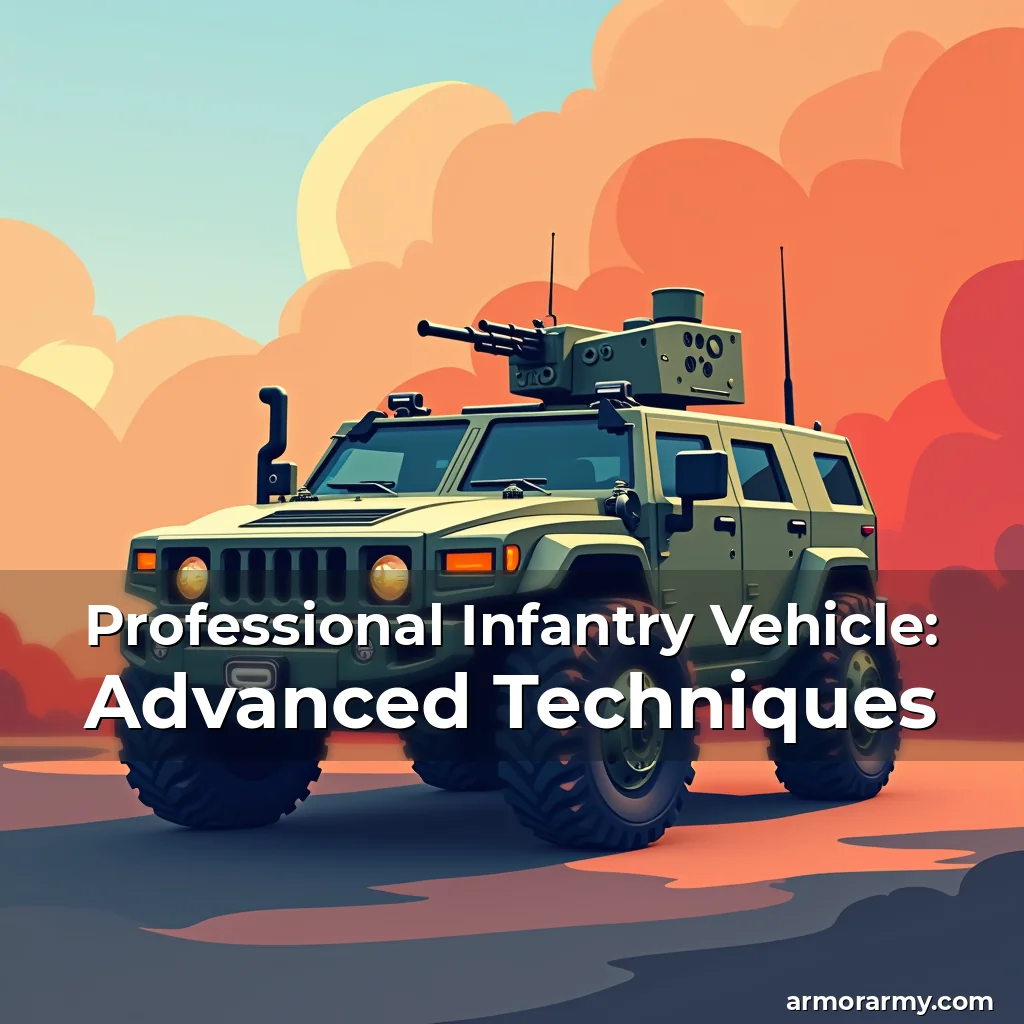 Artistic representation for Professional Infantry Vehicle: Advanced Techniques