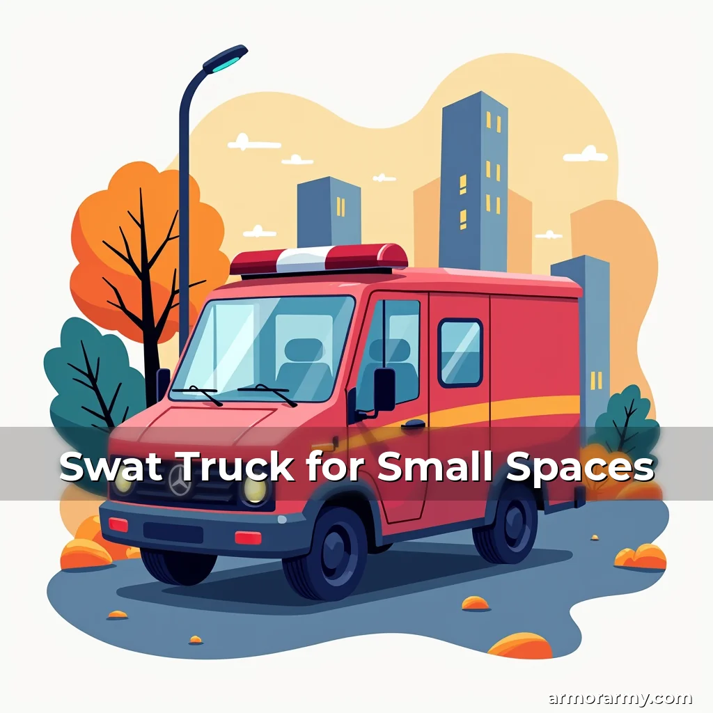 Artistic representation for Swat Truck for Small Spaces