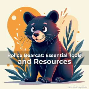 Artistic representation for Police Bearcat: Essential Tools and Resources