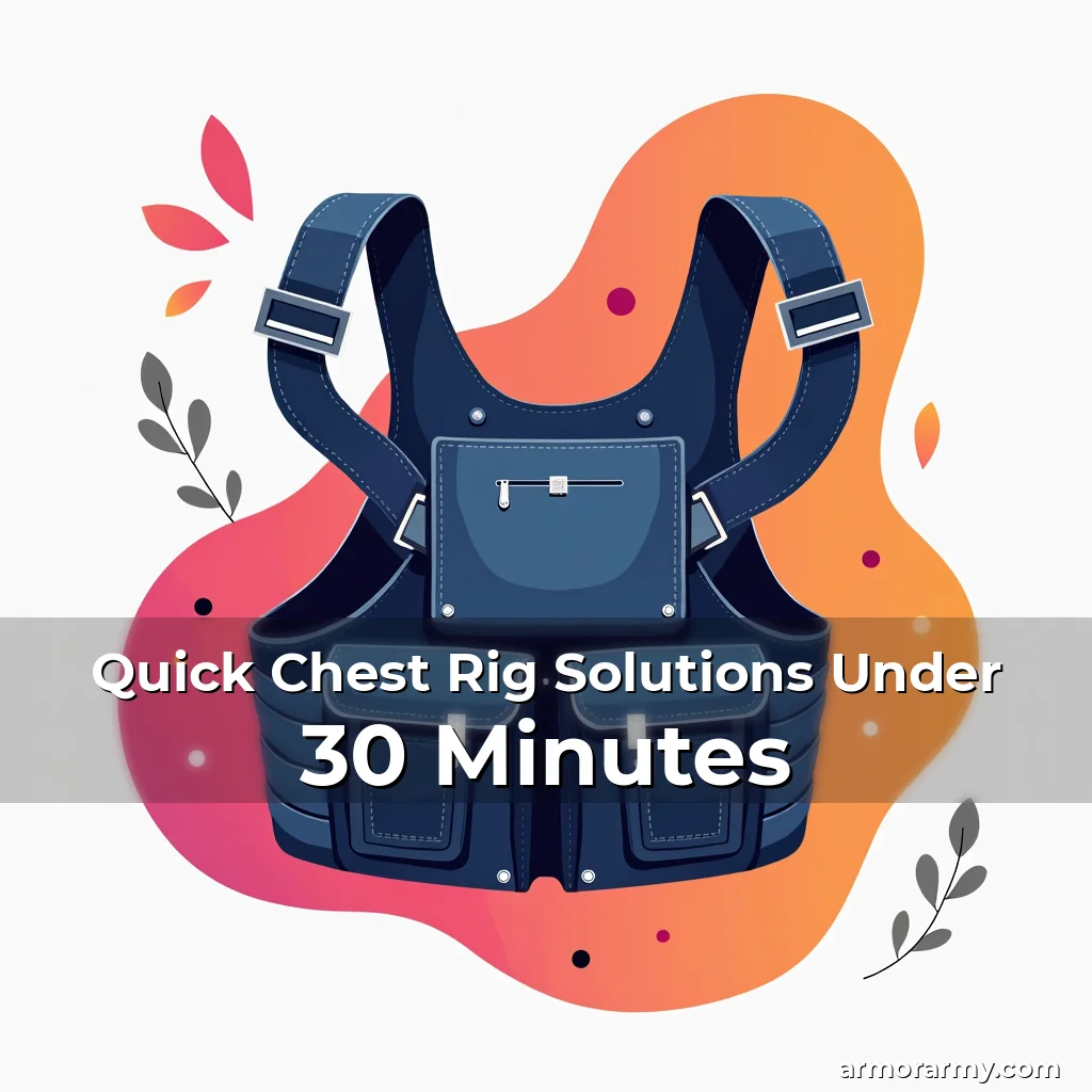 Artistic representation for Quick Chest Rig Solutions Under 30 Minutes