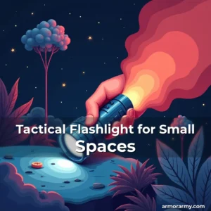 Artistic representation for Tactical Flashlight for Small Spaces