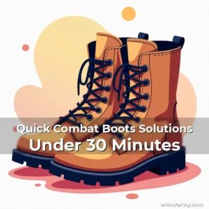 Artistic representation for Quick Combat Boots Solutions Under 30 Minutes