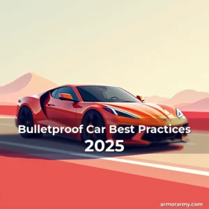 Artistic representation for Bulletproof Car Best Practices 2025