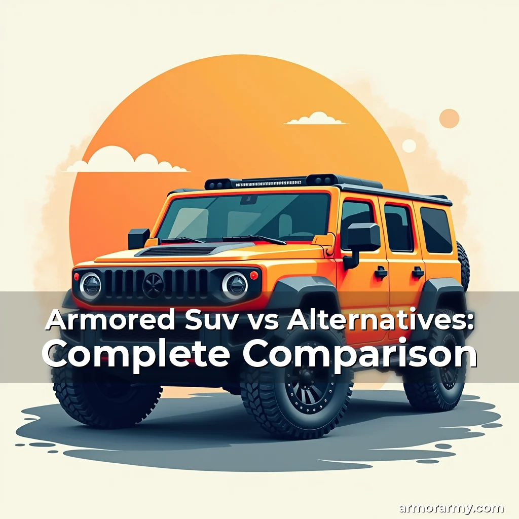 Artistic representation for Armored Suv vs Alternatives: Complete Comparison
