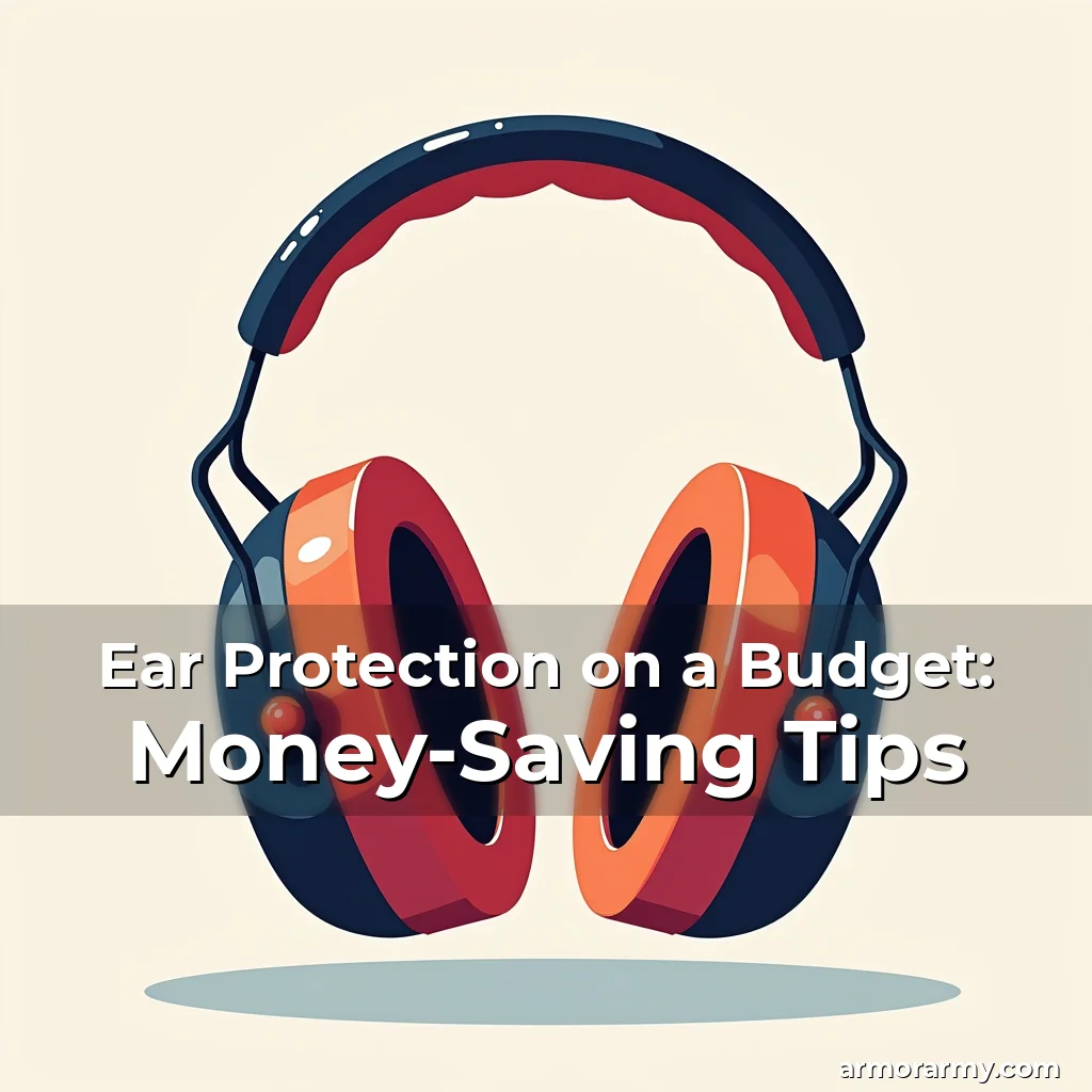 Artistic representation for Ear Protection on a Budget: Money-Saving Tips