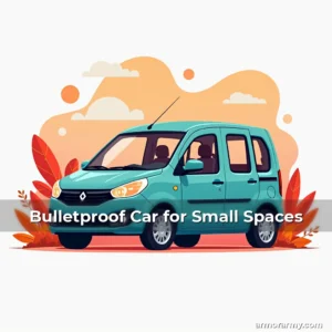 Artistic representation for Bulletproof Car for Small Spaces