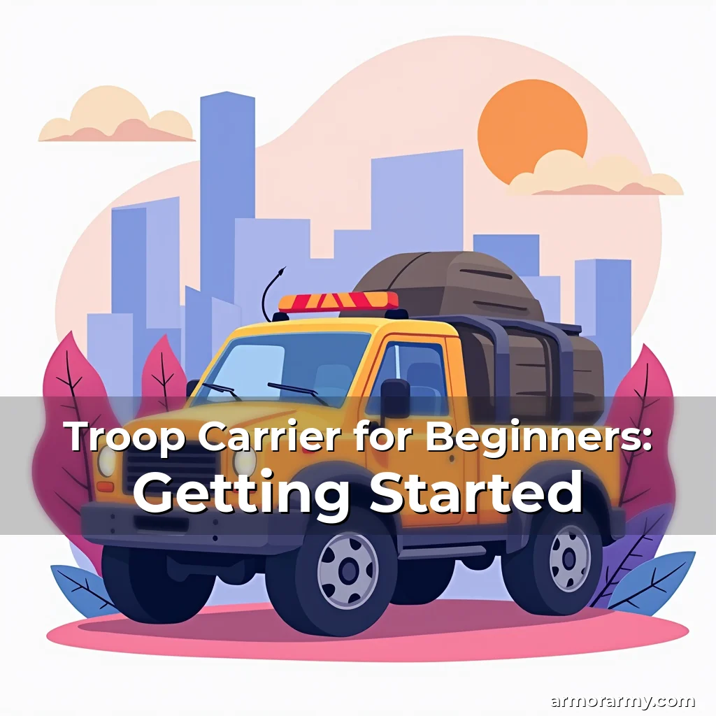 Artistic representation for Troop Carrier for Beginners: Getting Started