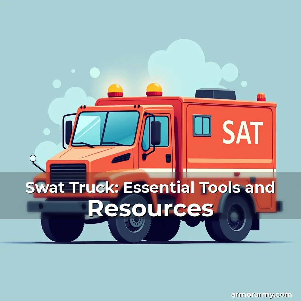 Artistic representation for Swat Truck: Essential Tools and Resources