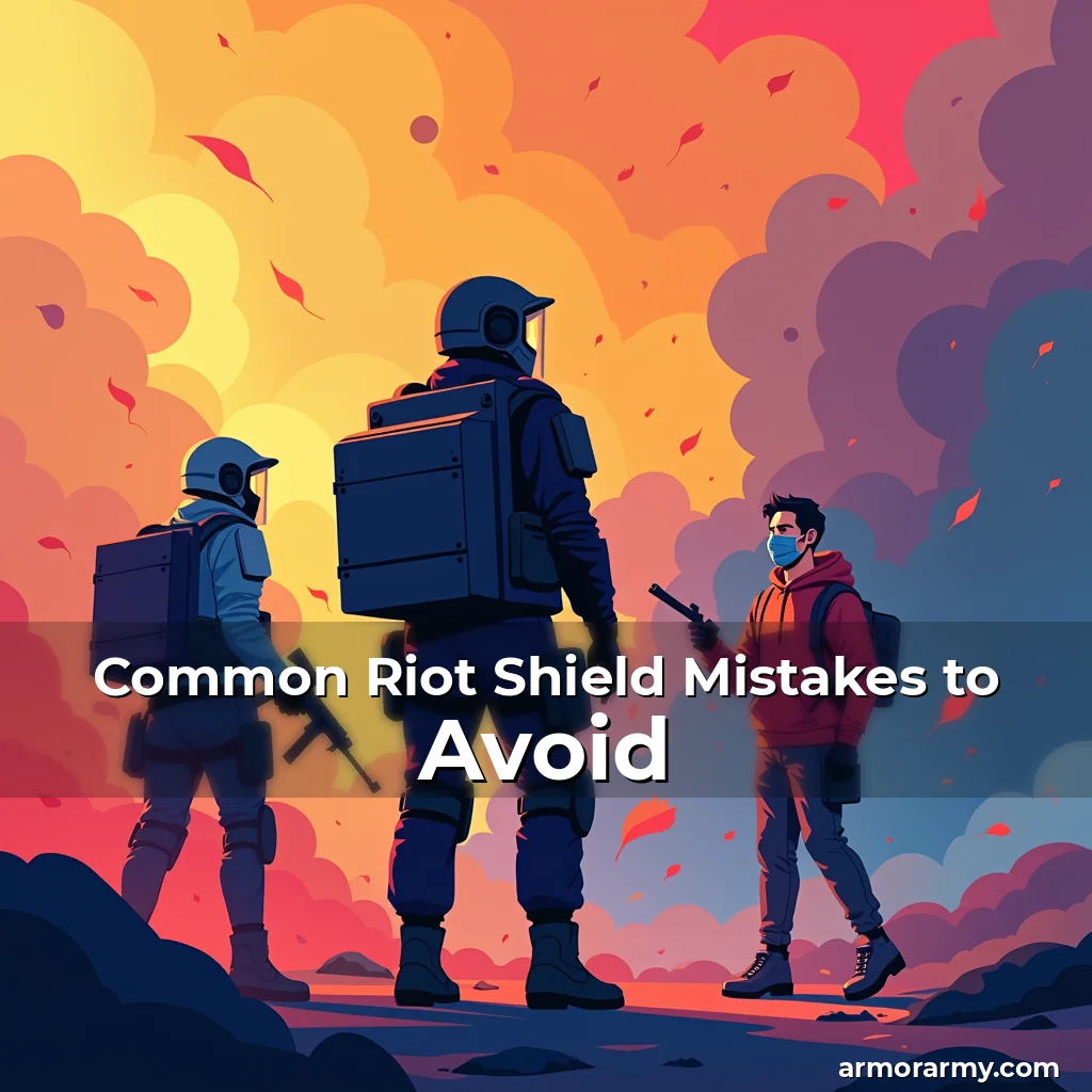 Artistic representation for Common Riot Shield Mistakes to Avoid
