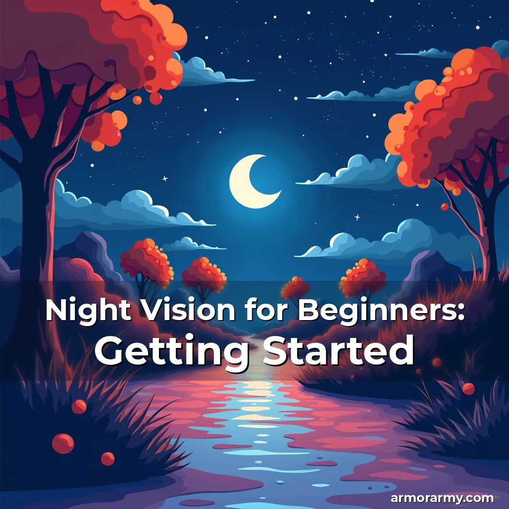 Artistic representation for Night Vision for Beginners: Getting Started
