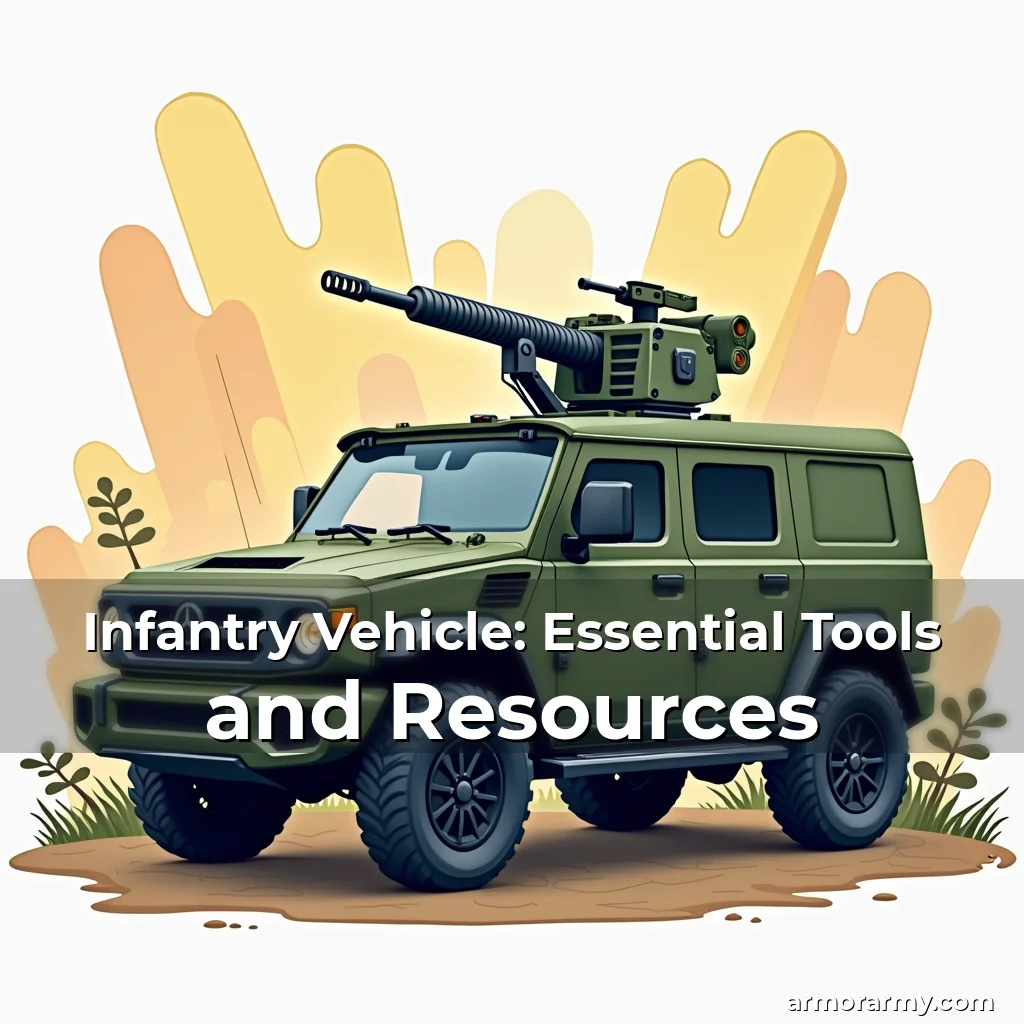 Artistic representation for Infantry Vehicle: Essential Tools and Resources