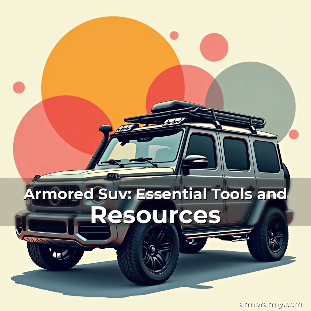 Artistic representation for Armored Suv: Essential Tools and Resources