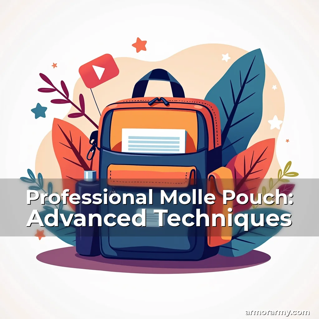 Artistic representation for Professional Molle Pouch: Advanced Techniques