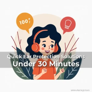 Artistic representation for Quick Ear Protection Solutions Under 30 Minutes