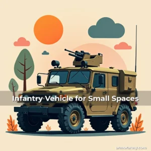 Artistic representation for Infantry Vehicle for Small Spaces