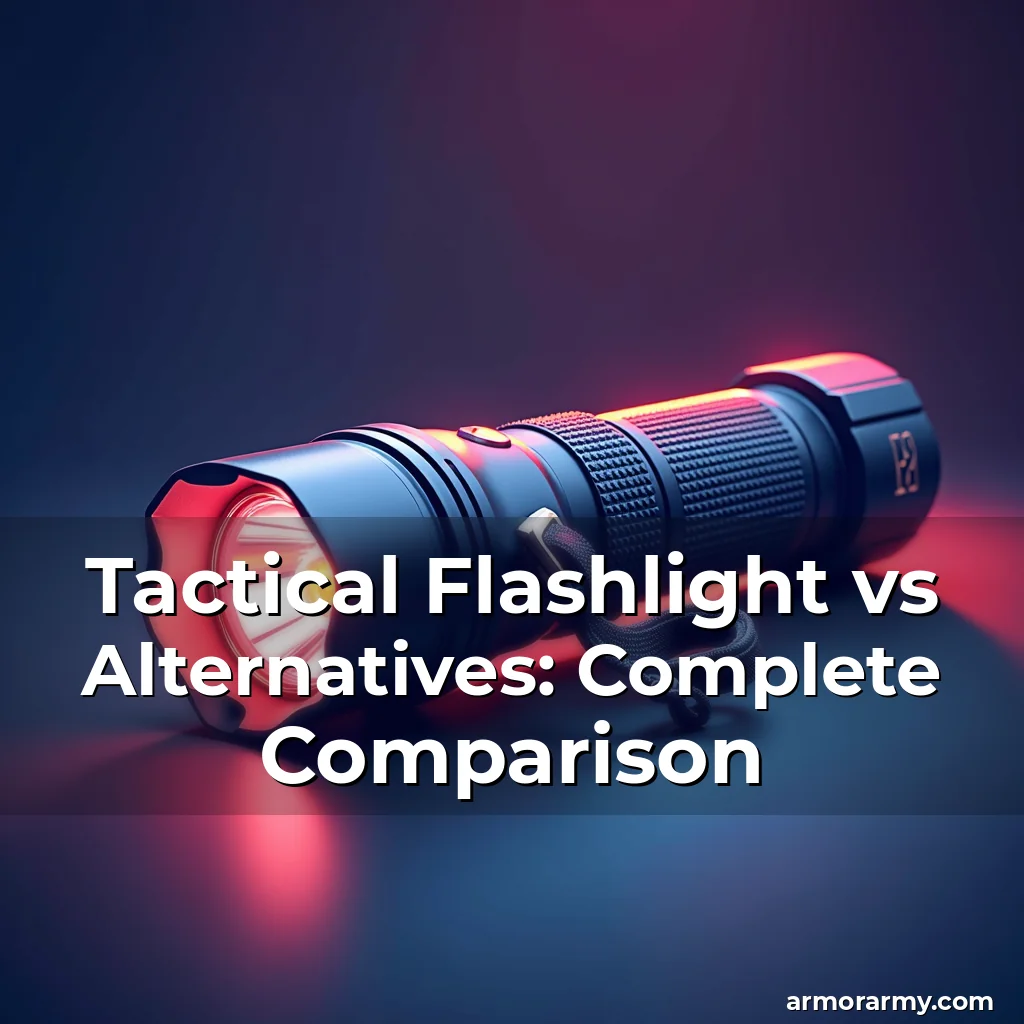 Artistic representation for Tactical Flashlight vs Alternatives: Complete Comparison