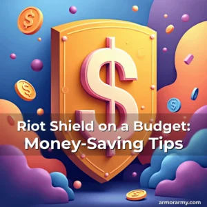 Artistic representation for Riot Shield on a Budget: Money-Saving Tips