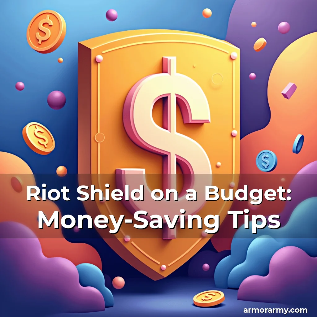 Artistic representation for Riot Shield on a Budget: Money-Saving Tips