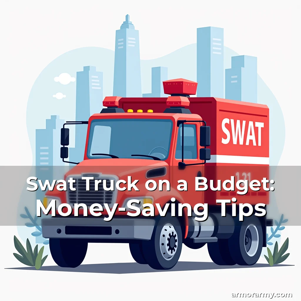 Artistic representation for Swat Truck on a Budget: Money-Saving Tips