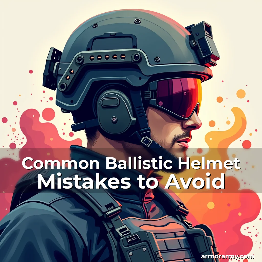 Read more about the article Common Ballistic Helmet Mistakes to Avoid