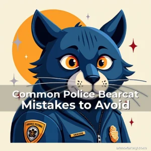 Artistic representation for Common Police Bearcat Mistakes to Avoid