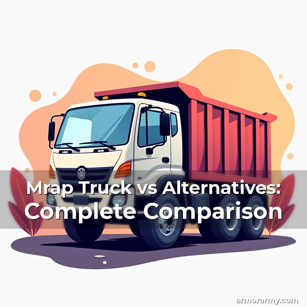 Artistic representation for Mrap Truck vs Alternatives: Complete Comparison